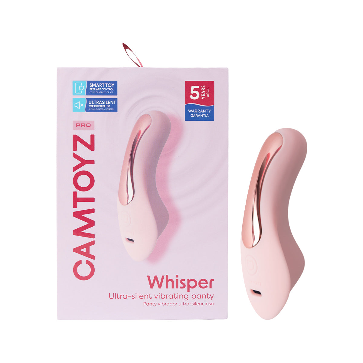 Vibrador para Panty con App Whisper